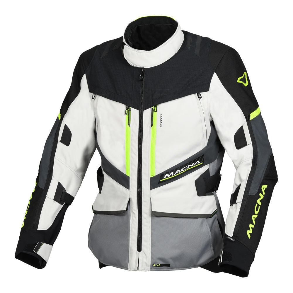 MACNA Jacket Domane Light Grey/Fluro 3XL