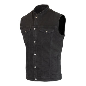 MERLIN Vest Club D3O Ghost Denim Black L