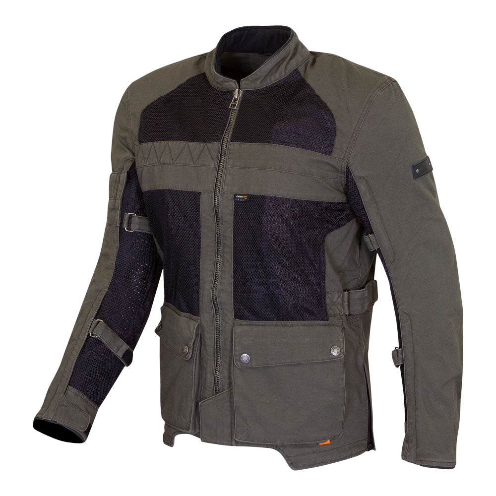 MERLIN Jacket Mahala Raid Black/Olive 46 2XL*