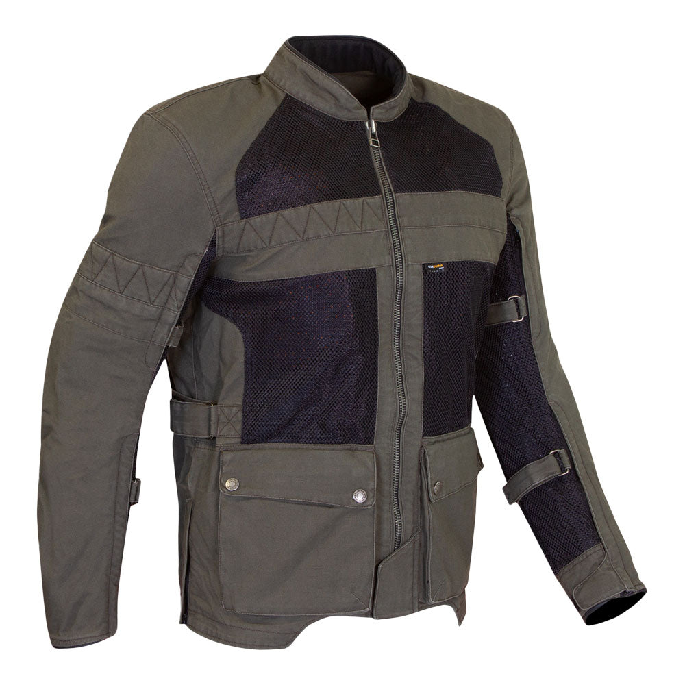 MERLIN Jacket Mahala Raid Black/Olive 46 2XL*