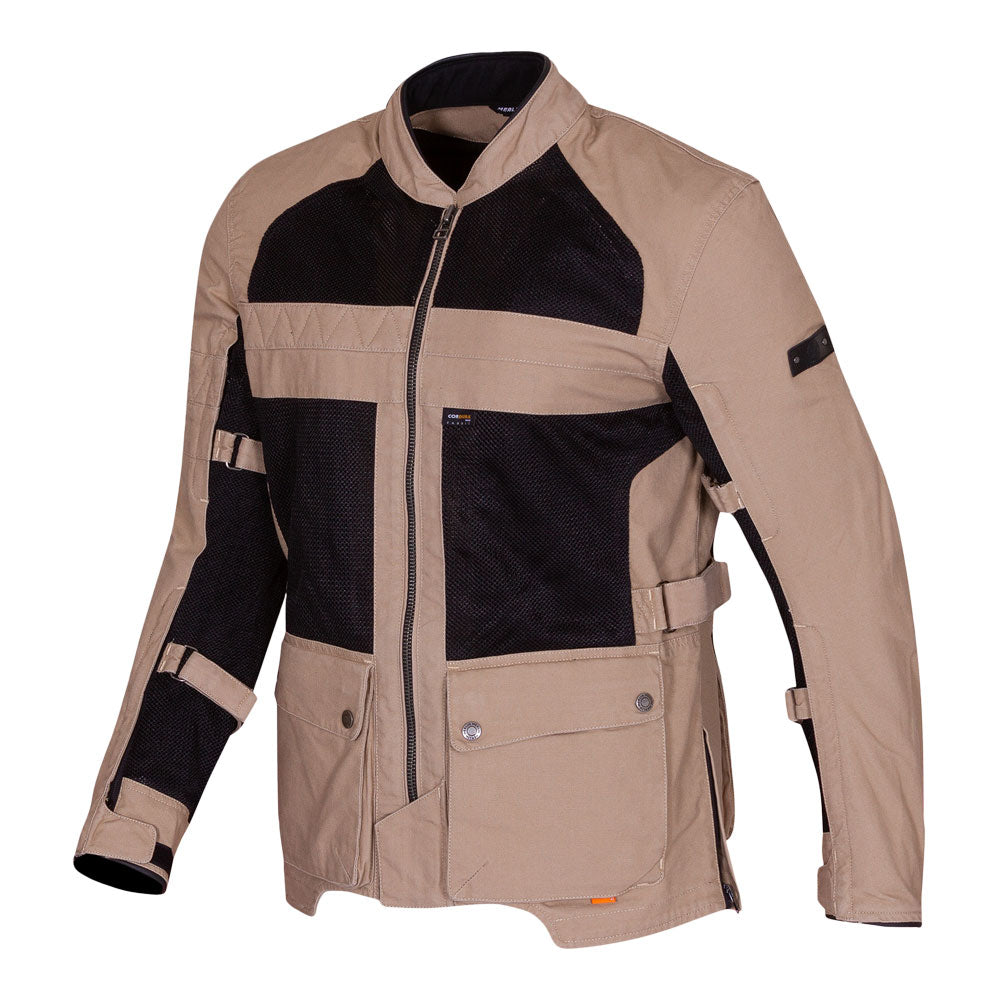 MERLIN Jacket Mahala Raid Black/Sand 42 L*