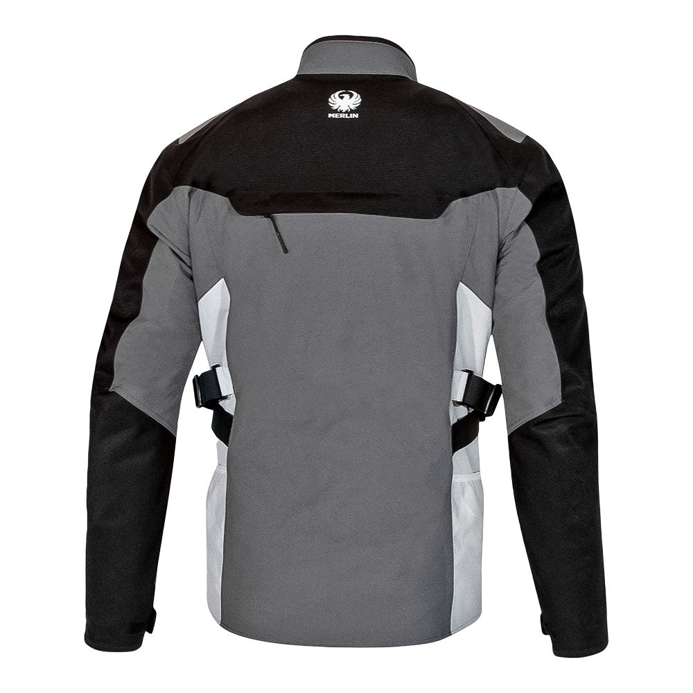 MERLIN Jacket Navar Laminated D3O Black/Grey 2XL^
