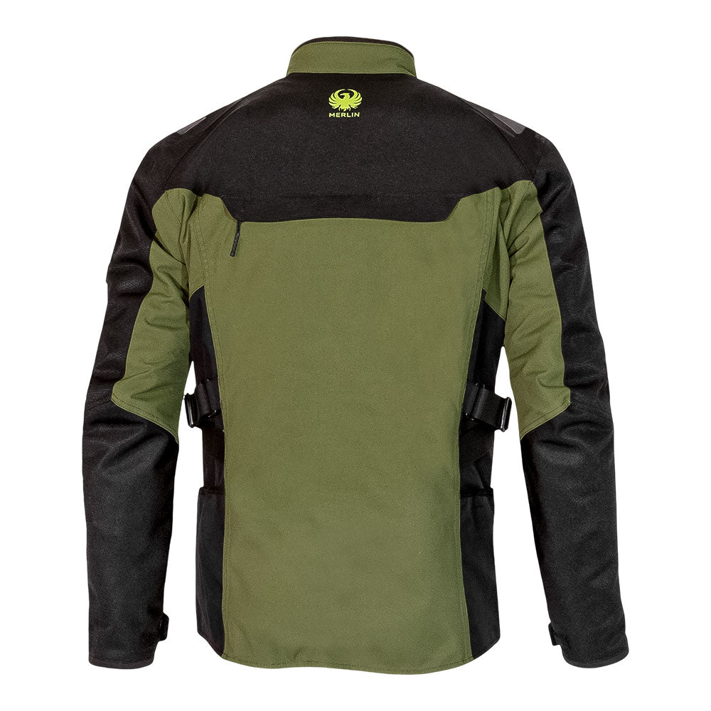 MERLIN Jacket Navar Laminated D3O Black/Dark Green 5XL^
