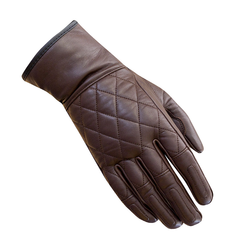 MERLIN Gloves Salt Leather Ladies Brown M*