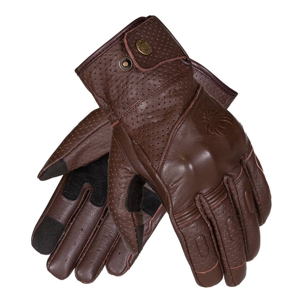 MERLIN Gloves Legacy D3O Leather Dark Brown S