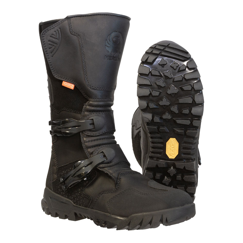 MERLIN Boots Maverick Explorer Waterproof D3O Black 8/42