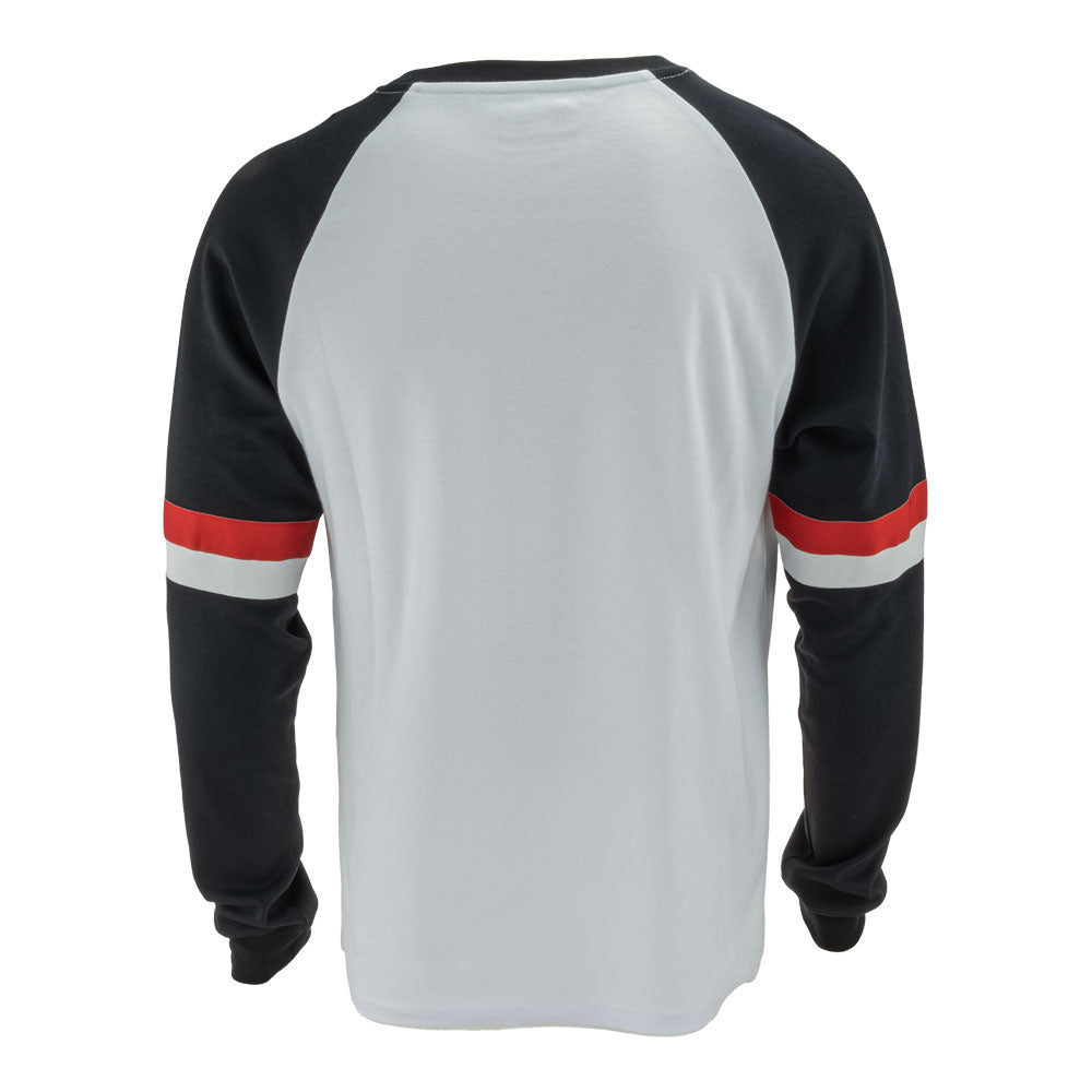 MERLIN T-Shirt L/S Durham White/Black 2XL
