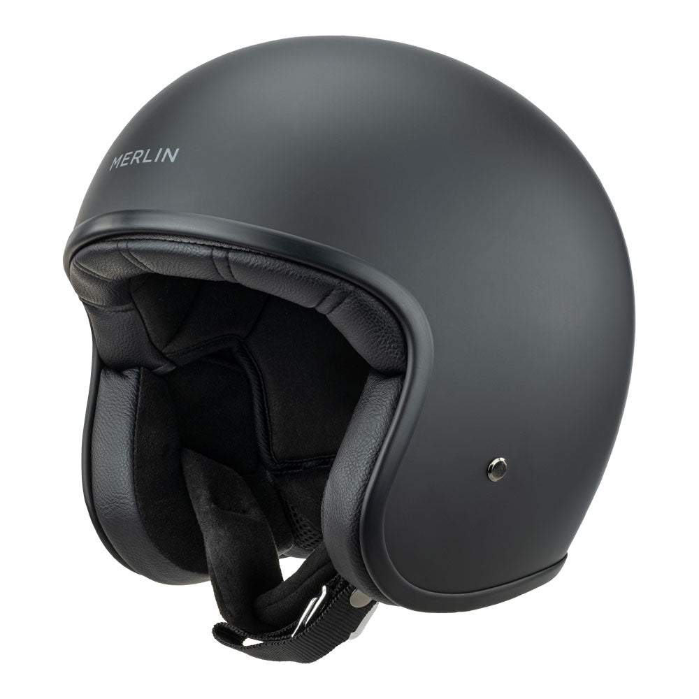 MERLIN Helmet Blackbird Matt Black XS