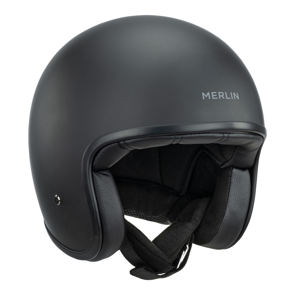 MERLIN Helmet Blackbird Matt Black XS