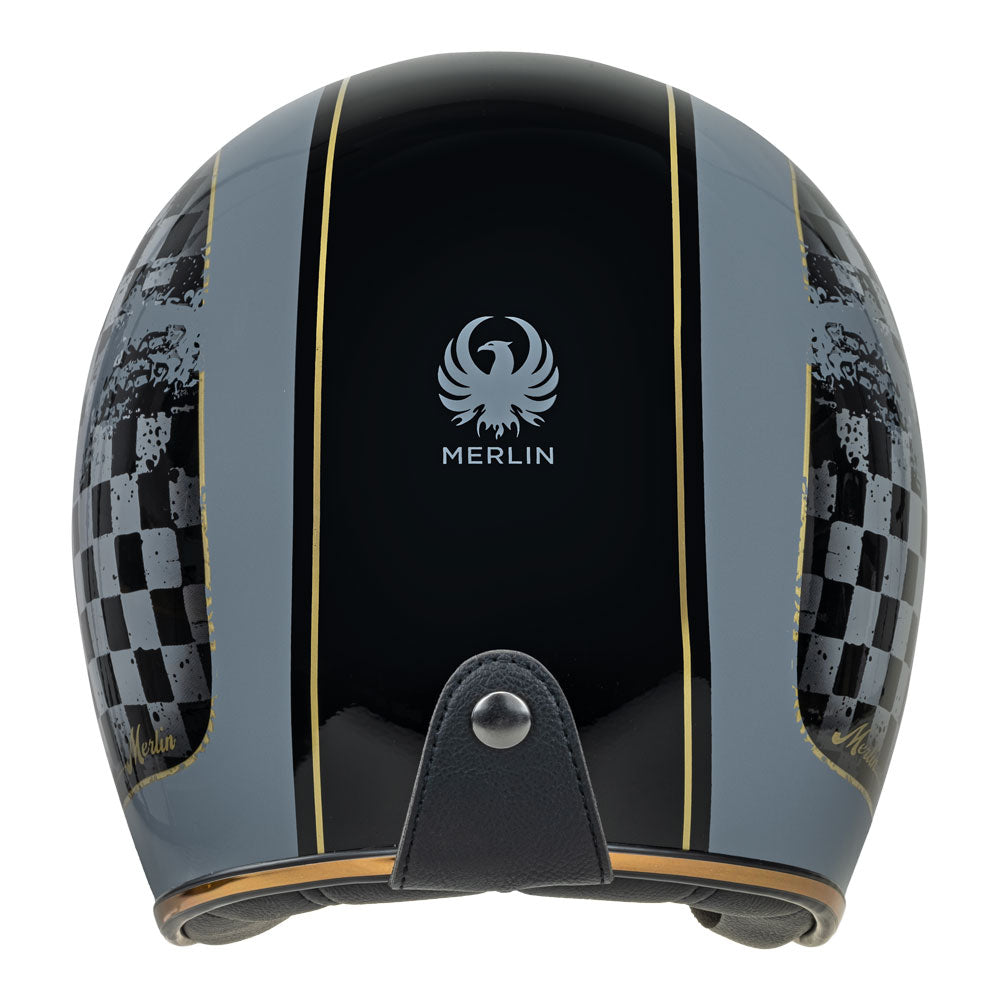 MERLIN Helmet Blackbird Racer Black 3XL