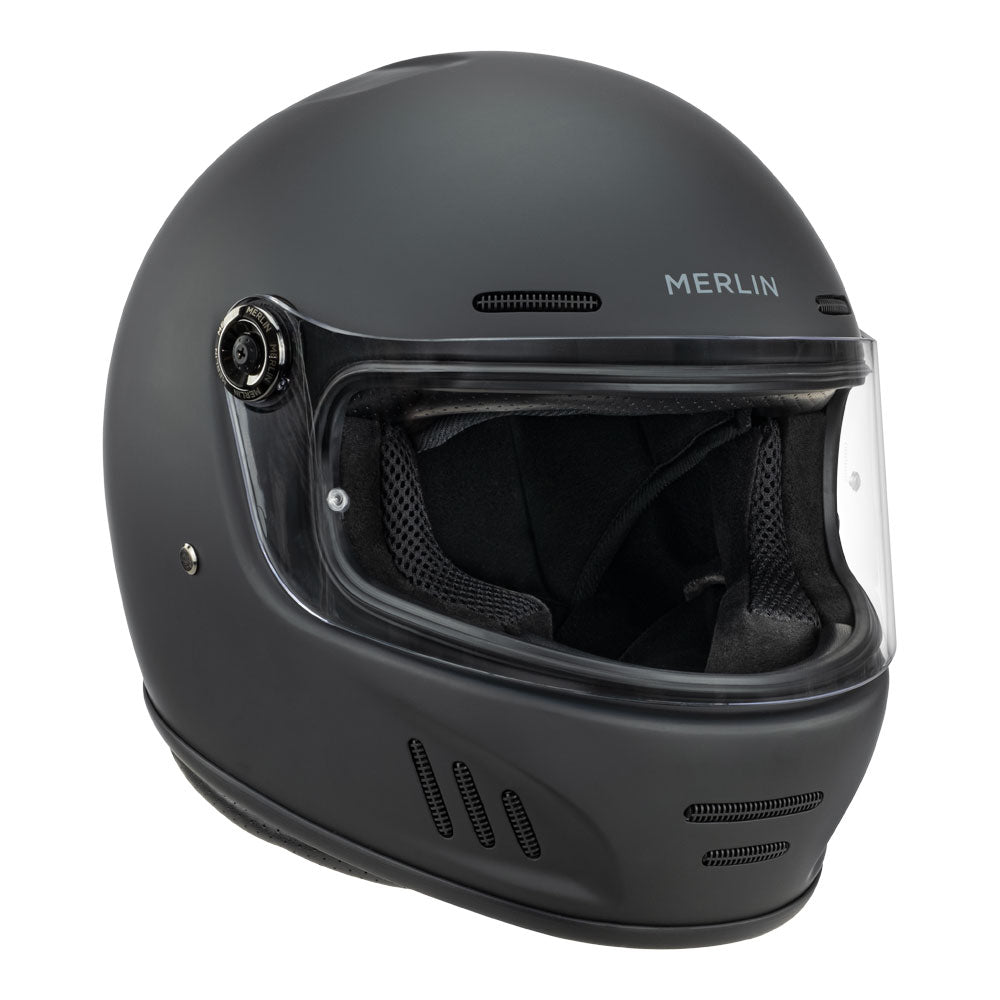 MERLIN Helmet Revival Matt Black S