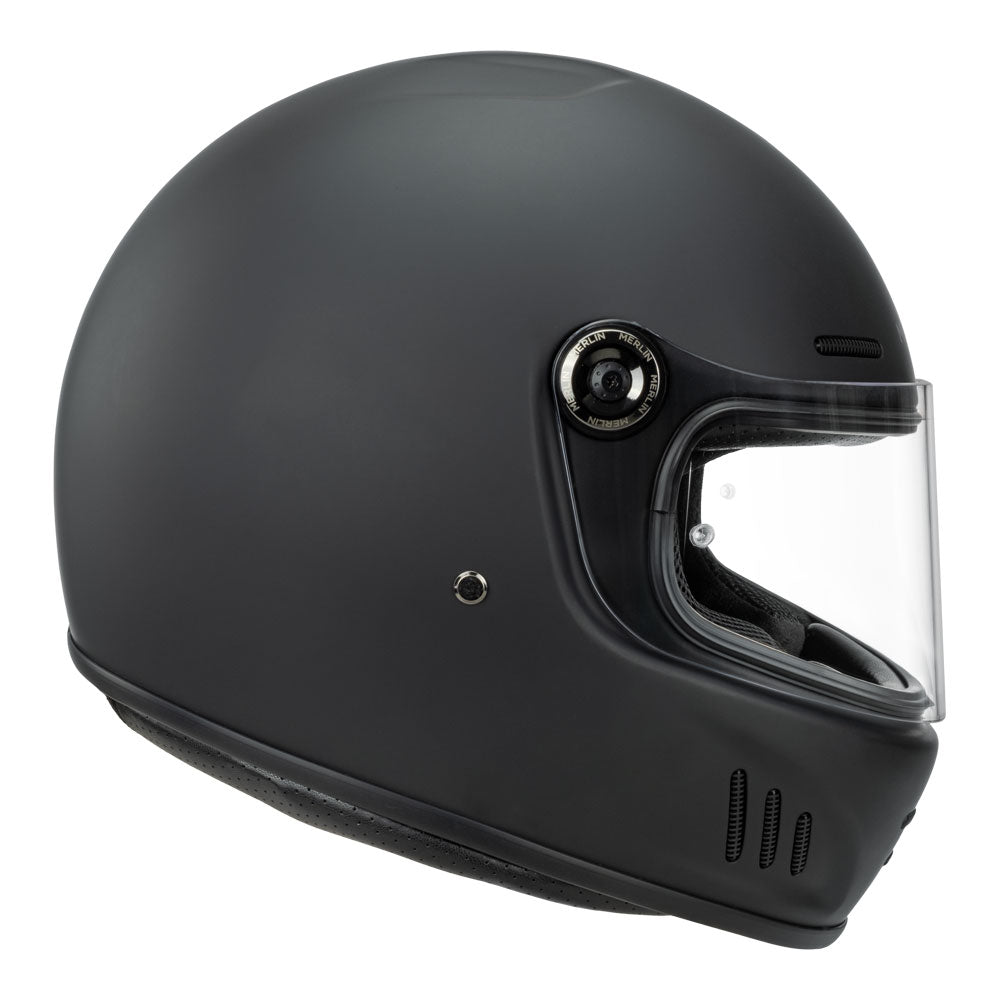 MERLIN Helmet Revival Matt Black L
