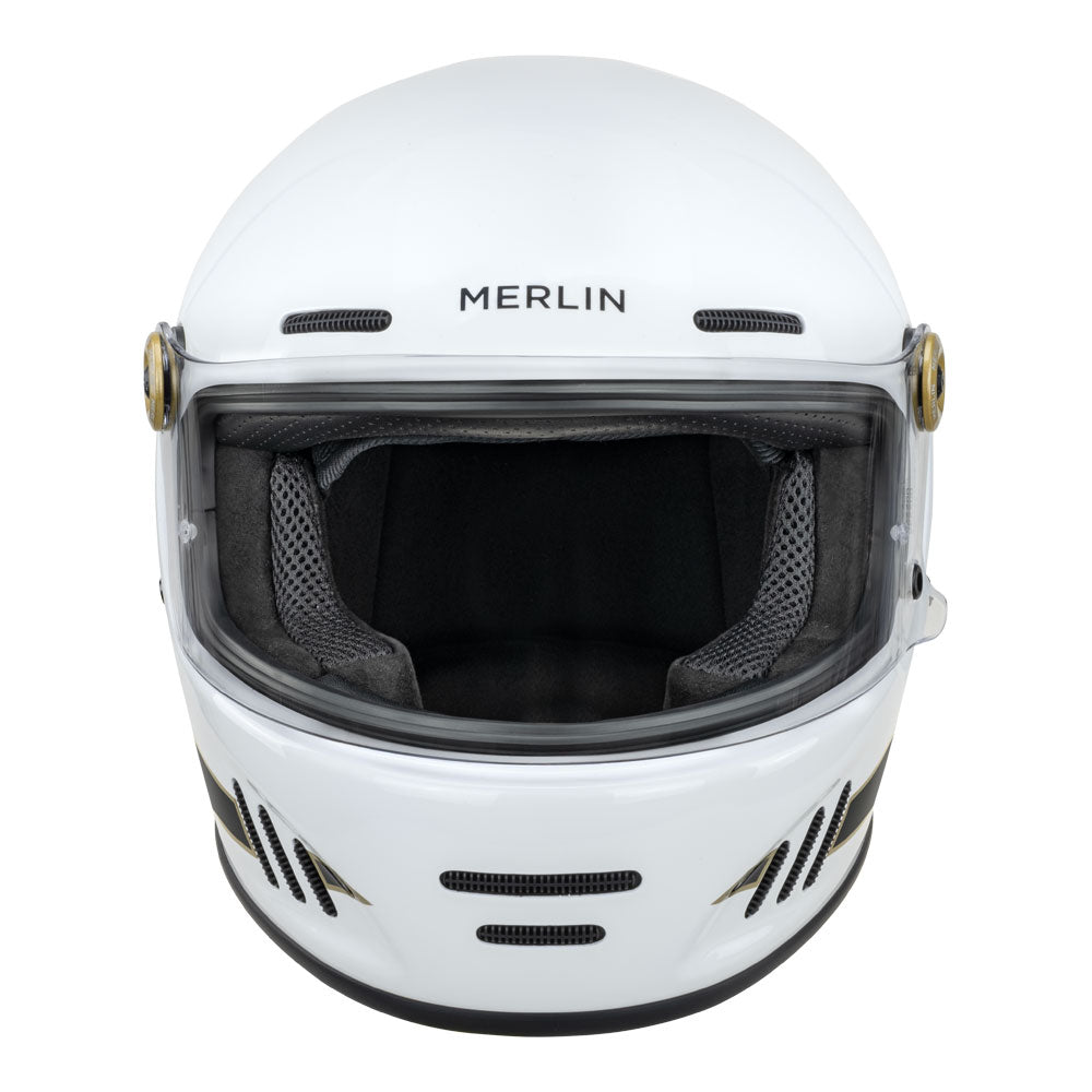 MERLIN Helmet Revival Flash Optic White M