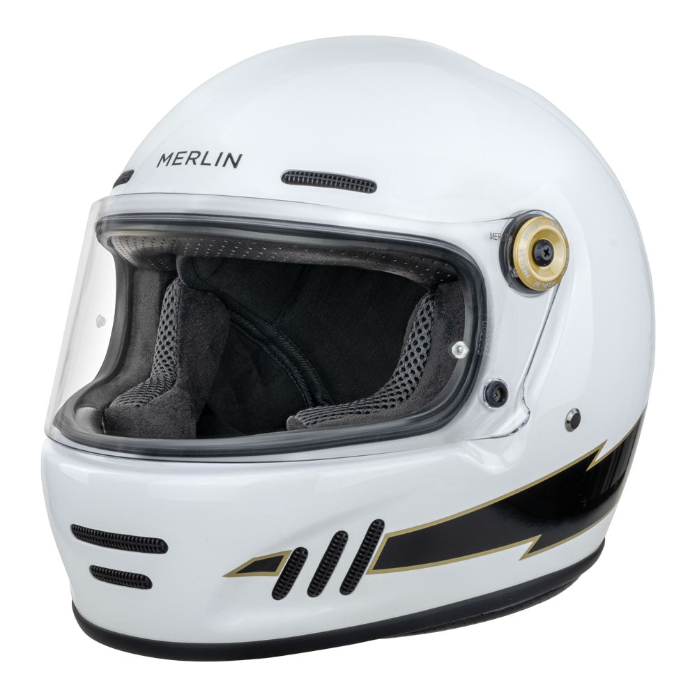 MERLIN Helmet Revival Flash Optic White XL