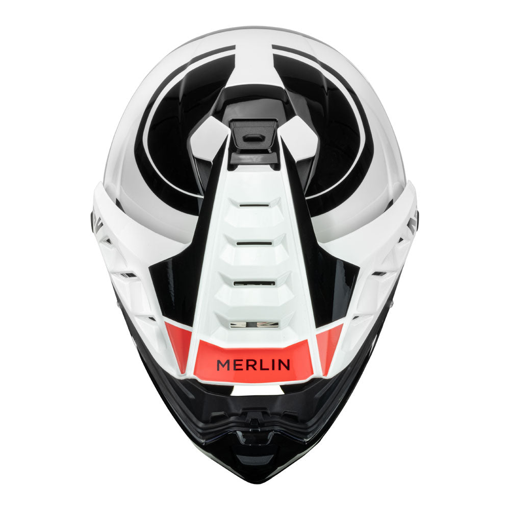 MERLIN Helmet Torres Block White/Red S