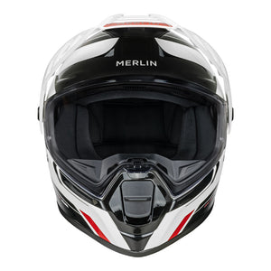 MERLIN Helmet Torres Block White/Red M