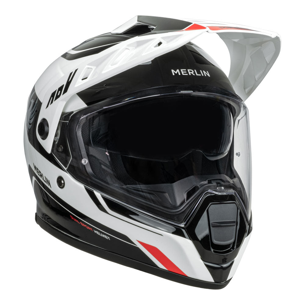 MERLIN Helmet Torres Block White/Red L
