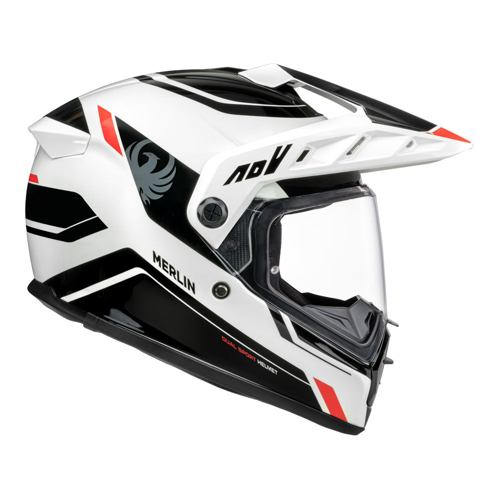 MERLIN Helmet Torres Block White/Red L
