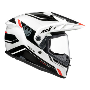 MERLIN Helmet Torres Block White/Red L