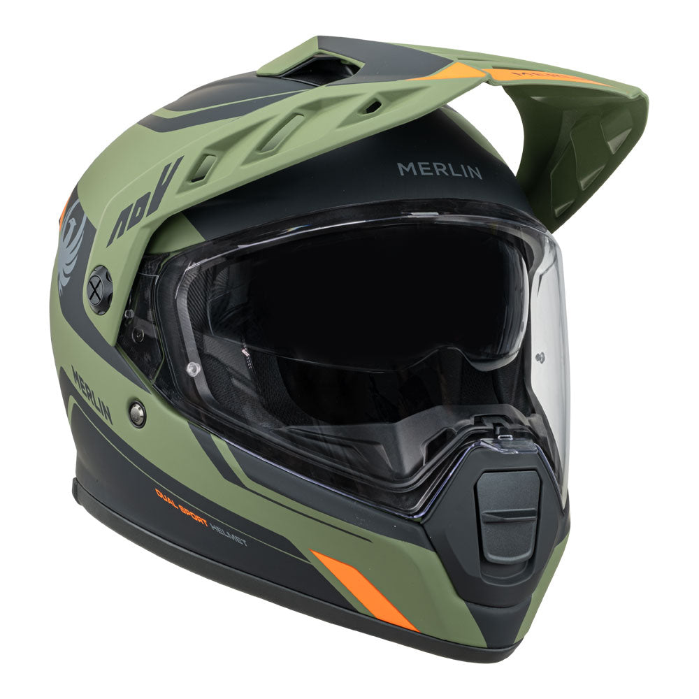 MERLIN Helmet Torres Block Matt/Green M