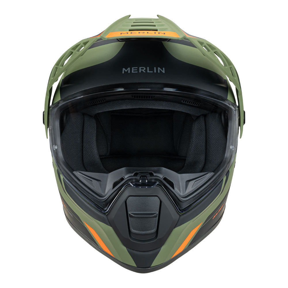 MERLIN Helmet Torres Block Matt/Green M