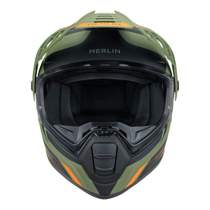 MERLIN Helmet Torres Block Matt/Green L