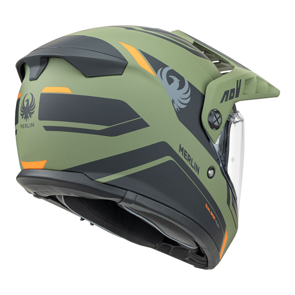 MERLIN Helmet Torres Block Matt/Green L