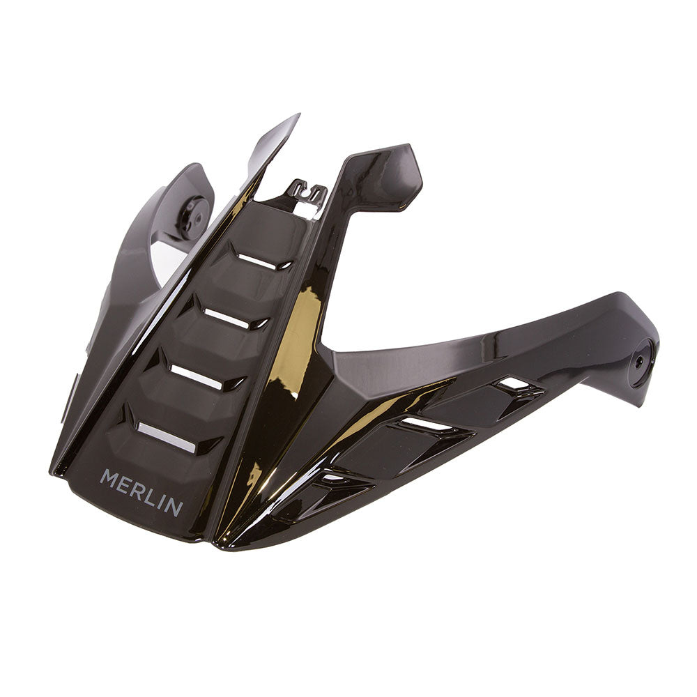 MERLIN Helmet Spares Peak Gloss Black