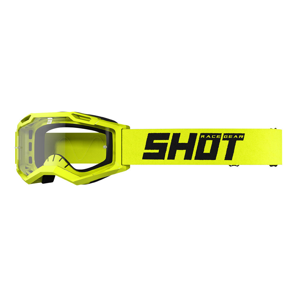 SHOT Goggles Assault 2.0 Solid Neon Yellow
