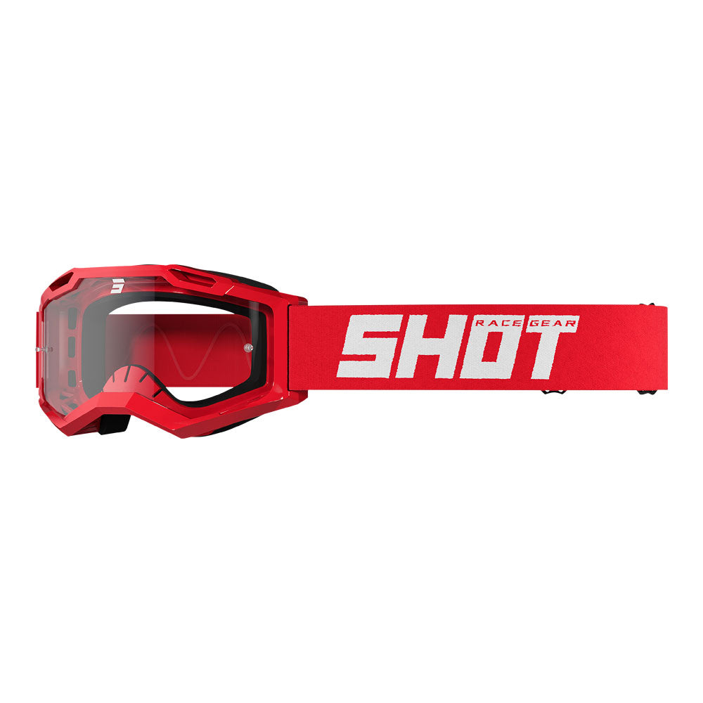 SHOT Goggles Assault 2.0 Solid Red Glossy