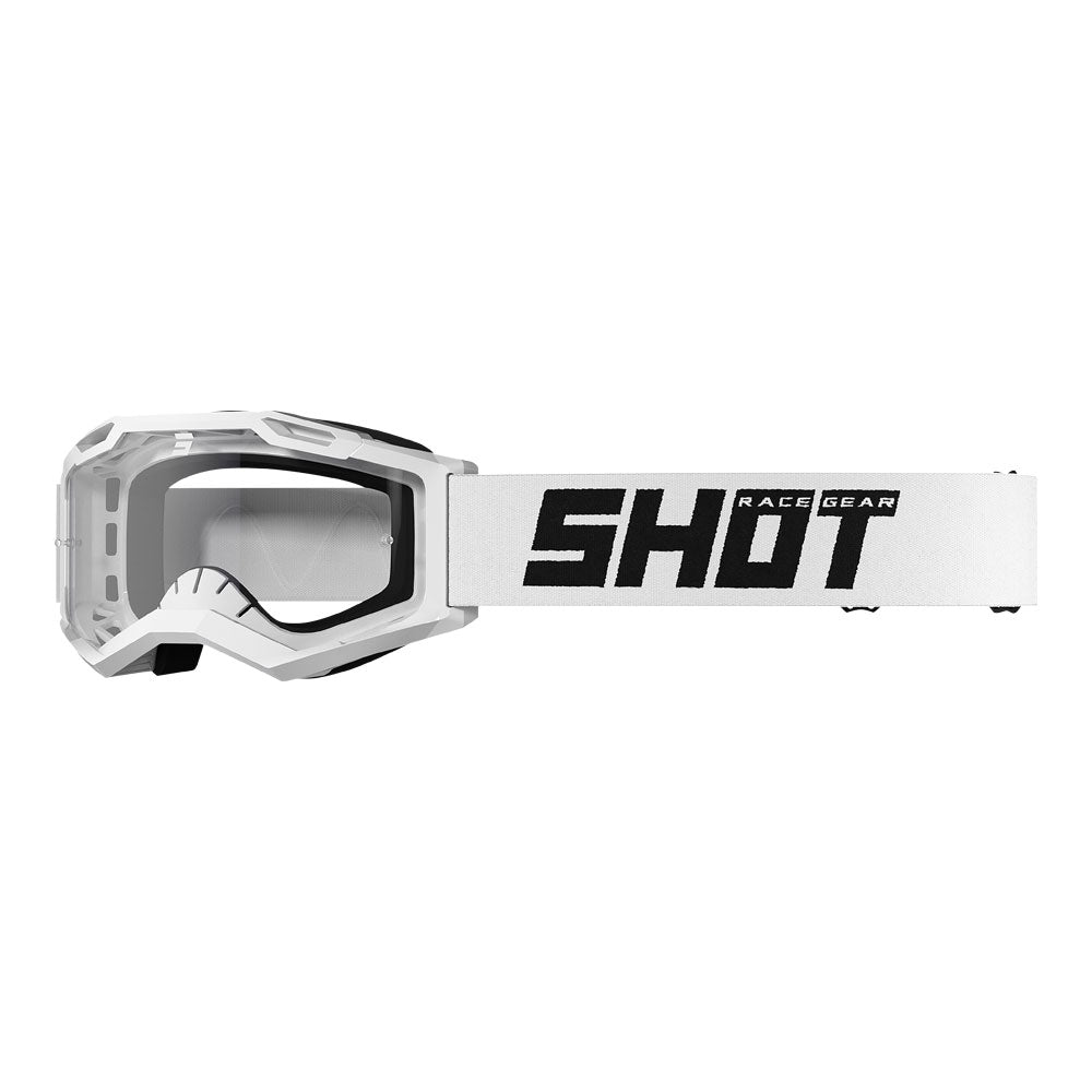 SHOT Goggles Assault 2.0 Solid White Glossy