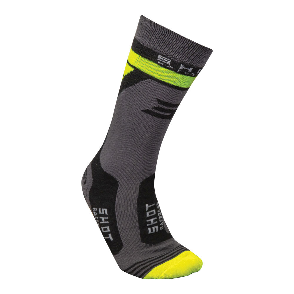 SHOT Socks Race 2.0 Neon Yellow 47-50