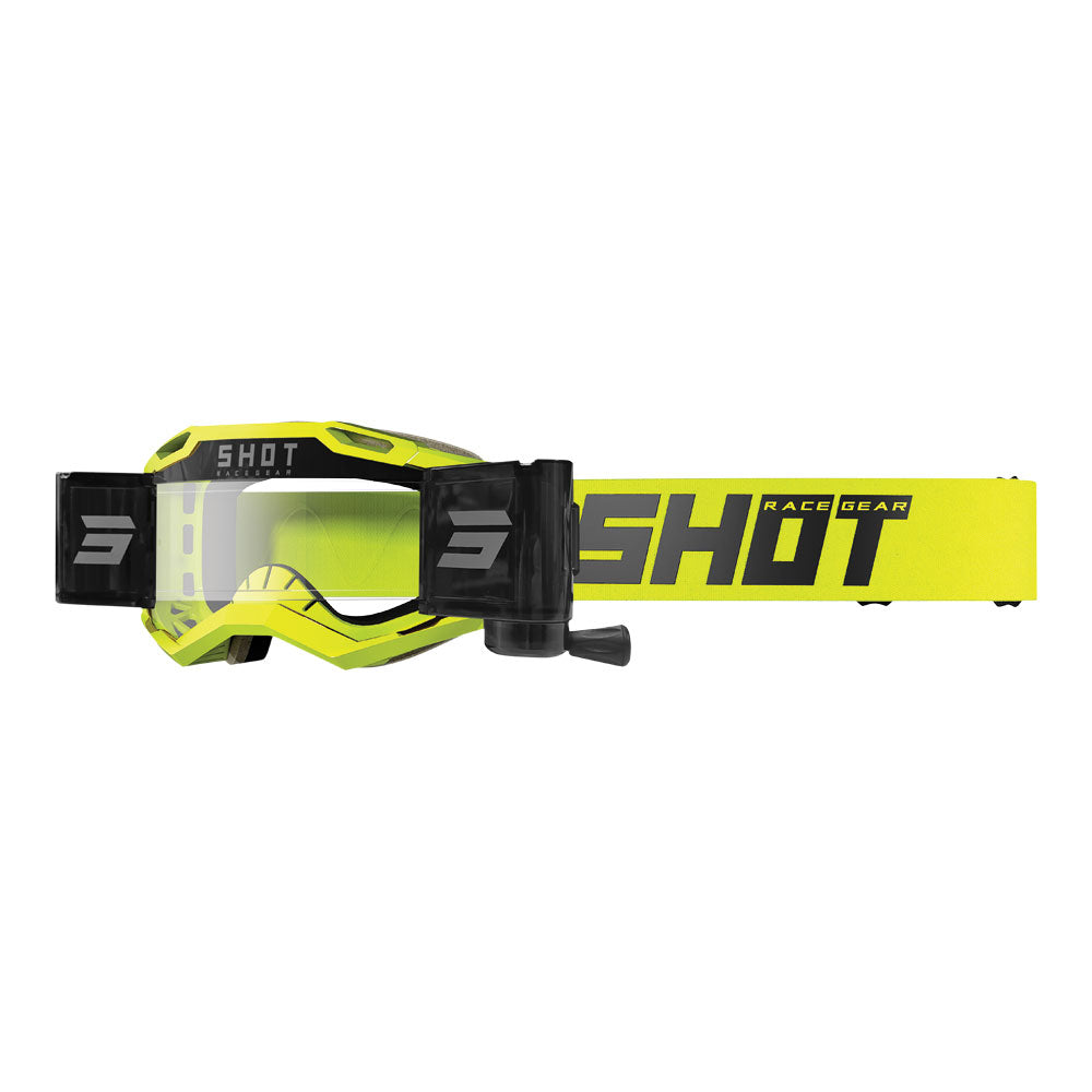 SHOT Goggles Iris 2.0 Roll Offs Neon Yellow