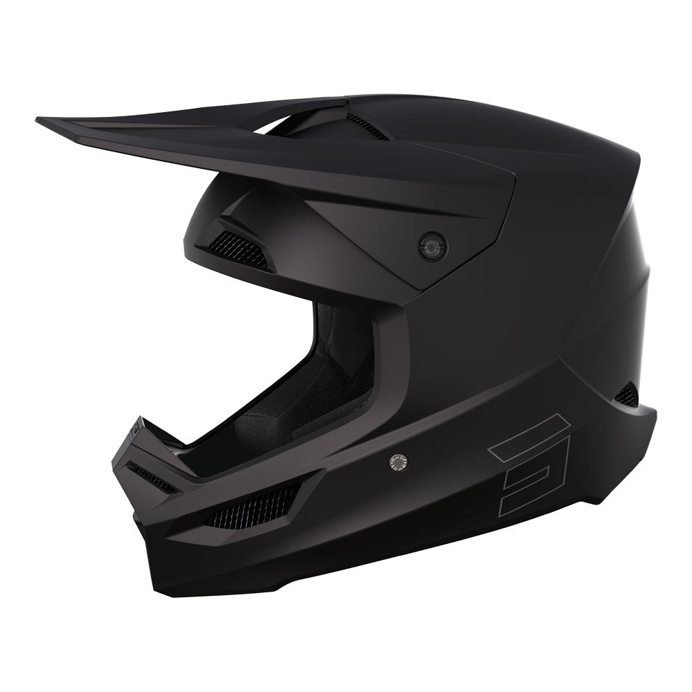 SHOT Helmet Race Solid Black Mat MIPS XS*