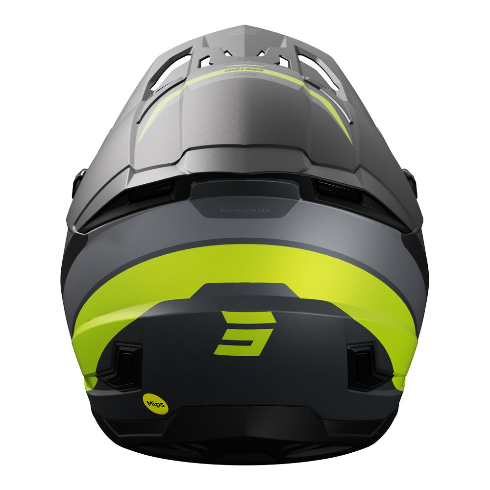 SHOT Helmet Core Custom Black/Neon Yellow MIPS M*