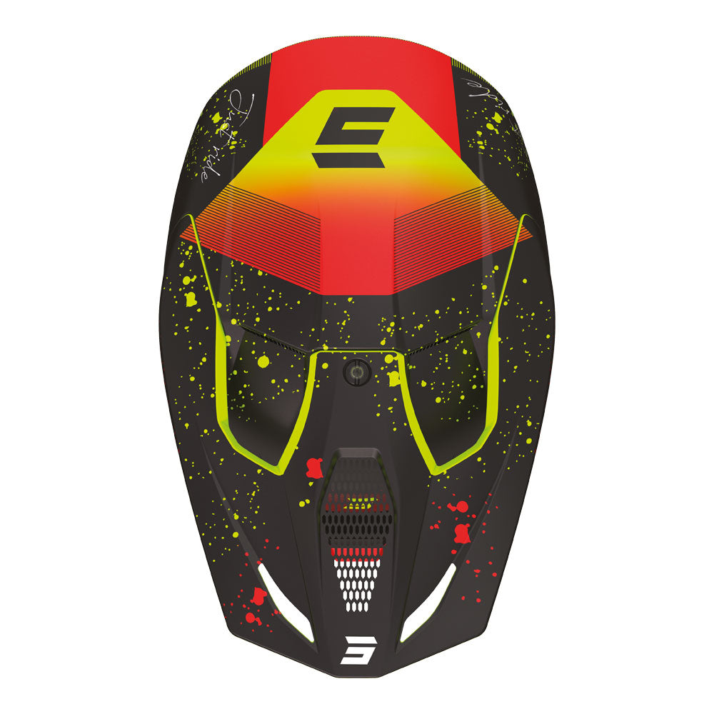 SHOT Kids Helmet Furious Matrix Red Glossy S*