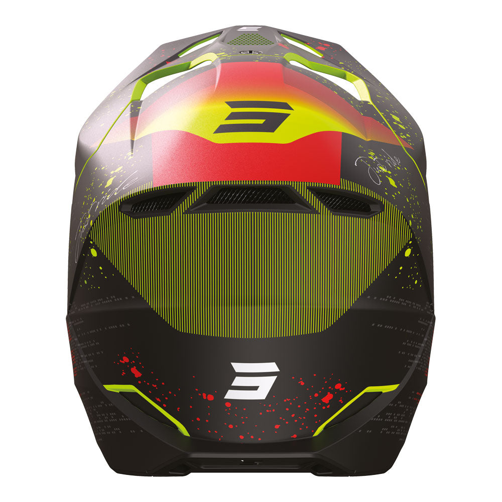 SHOT Kids Helmet Furious Matrix Red Glossy S*