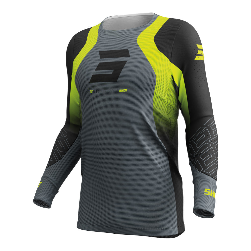 SHOT Jersey Aerolite Ultra Neon Yellow 2XL*
