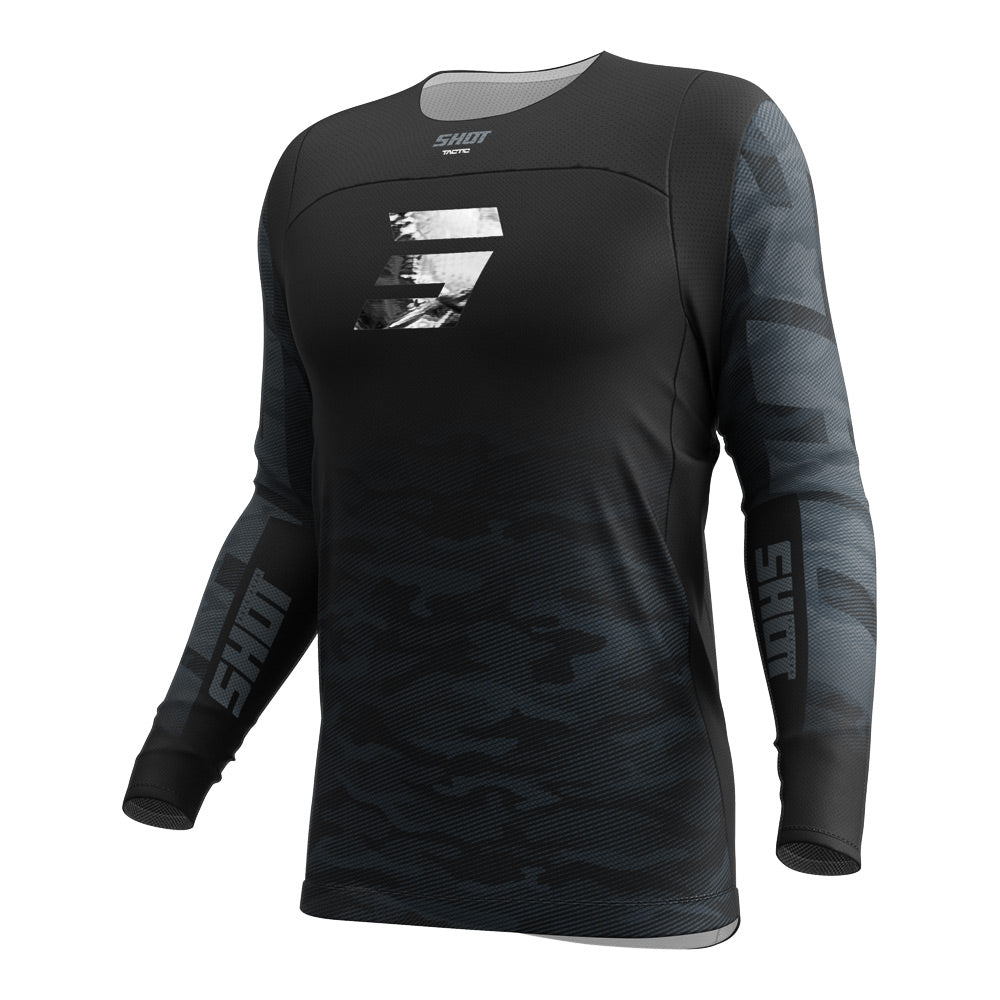 SHOT Jersey Contact Tactic Black/Grey L*