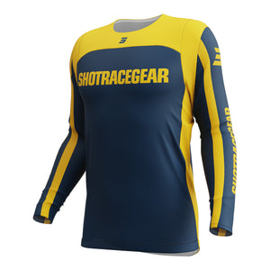 SHOT Jersey Contact Mythic Blue/Yellow S*