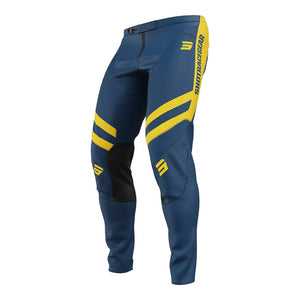 SHOT Pants Contact Mythic Blue/Yellow 30*