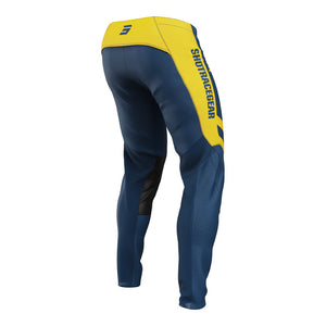 SHOT Pants Contact Mythic Blue/Yellow 30*