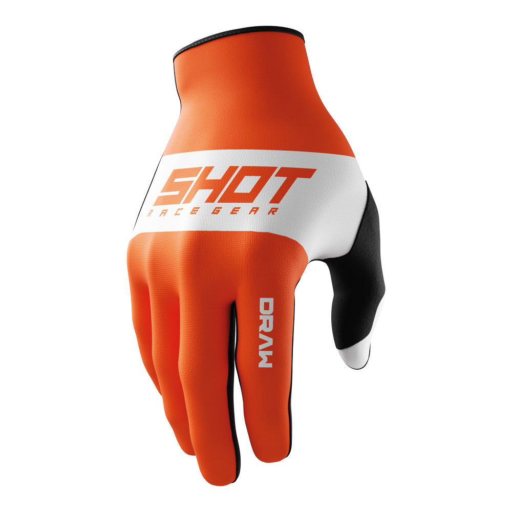 SHOT Gloves Draw Sky Orange 12/2XL
