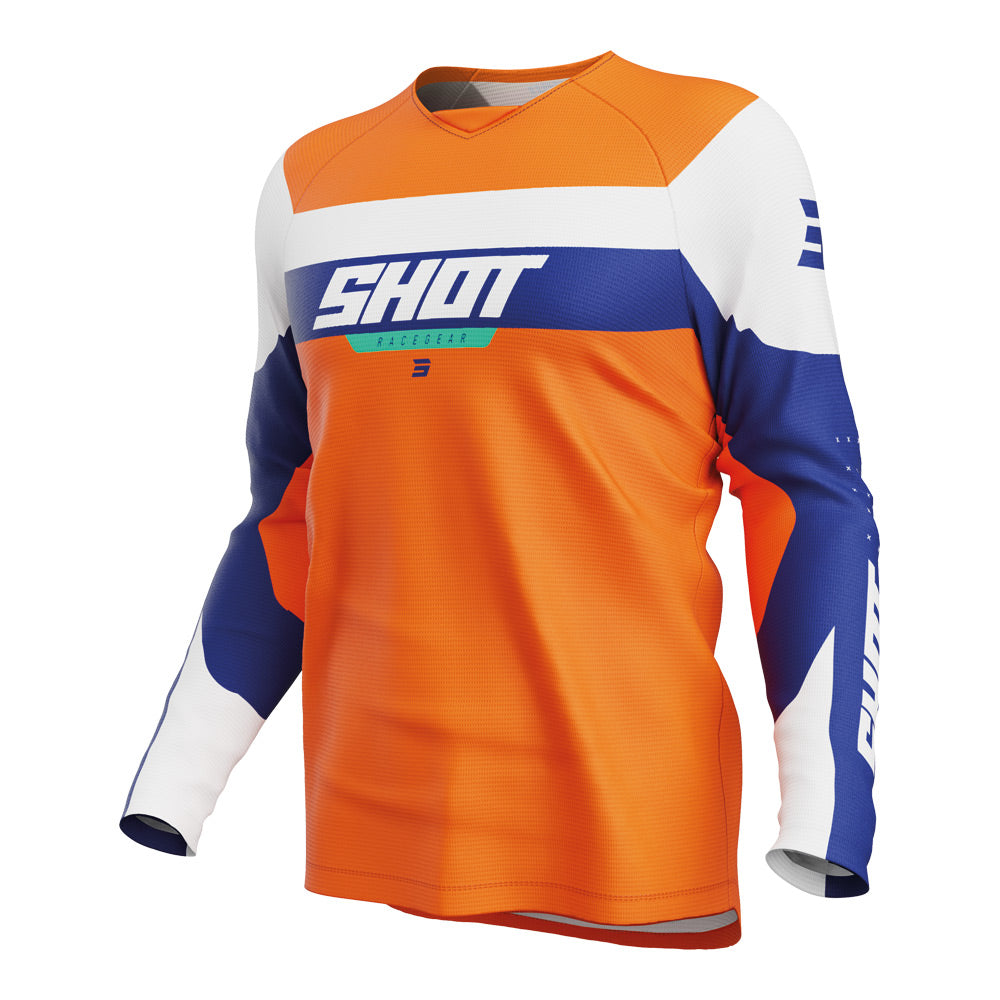 SHOT Kids Jersey Draw League Orange 4/5*