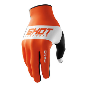 SHOT Kids Gloves Draw Sky Orange 12/13