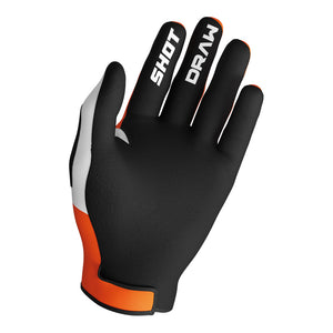 SHOT Kids Gloves Draw Sky Orange 12/13