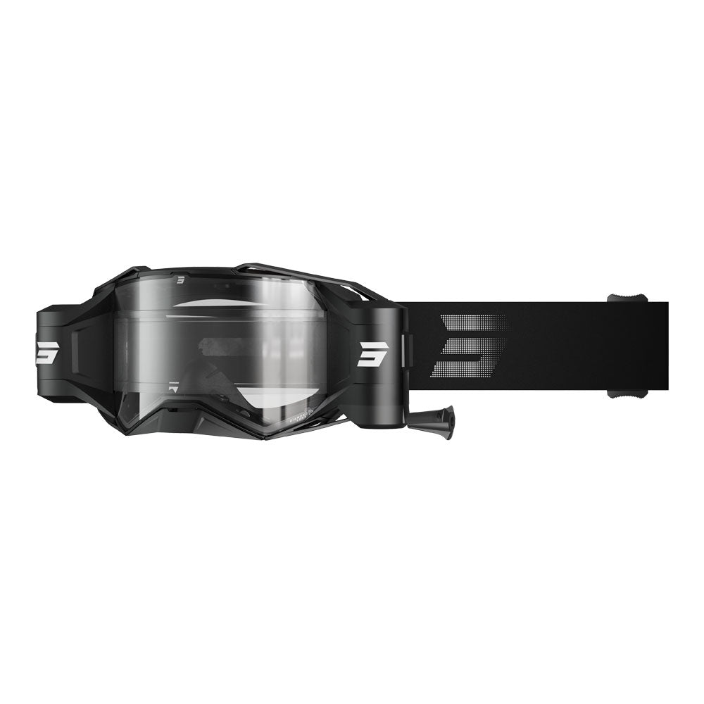 SHOT Goggles Lite Roll Off Solid Matt Black