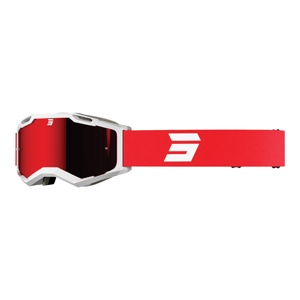 SHOT Goggles Iris 2.0 Tech White Glossy Red