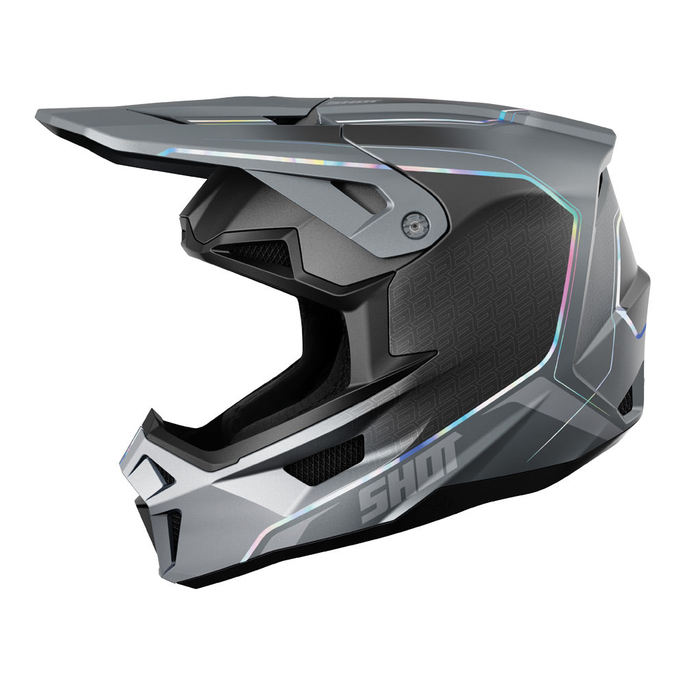 SHOT Helmet Lite Challenger Matt Holographic S*