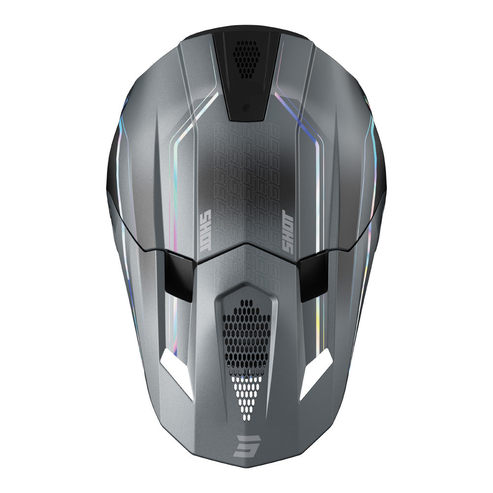 SHOT Helmet Lite Challenger Matt Holographic S*